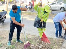 Integrantes de Mesa de Cultura Ciudadana embellecieron la comuna 8