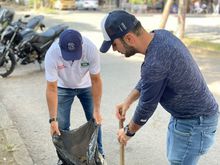 Integrantes de Mesa de Cultura Ciudadana embellecieron la comuna 8
