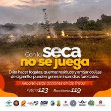 Defensa Civil est&aacute; lista durante la temporada seca