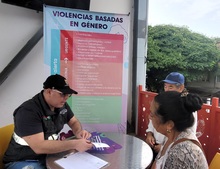 1.500 personas atendidas durante el primer semestre, en los servicios gratuitos con las casas de justicia itinerante.