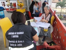 1.500 personas atendidas durante el primer semestre, en los servicios gratuitos con las casas de justicia itinerante.