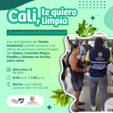 Jornada interinstitucional para recicladores de oficio