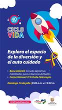 Patriotismo y cohetes, este domingo en la Ciclovida