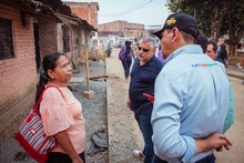Secretar&iacute;a del Deporte prepara su mural multicolor en el Bulevar de Oriente