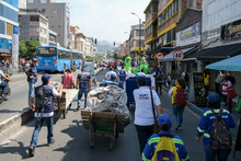 Estrategia &lsquo;Cali, te quiero limpia&rsquo; se tom&oacute; el centro de la ciudad con una gran reciclat&oacute;n