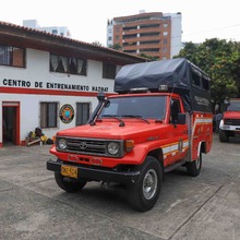 Yuritza Bocanegra, una guerrera de la Brigada Forestal de Bomberos Cali