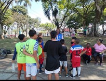 Pedagog&iacute;a contra la trata de personas en el parque del barrio Obrero