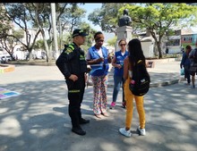 Pedagog&iacute;a contra la trata de personas en el parque del barrio Obrero