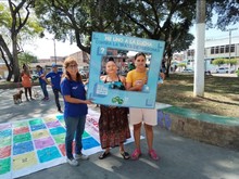 Pedagog&iacute;a contra la trata de personas en el parque del barrio Obrero