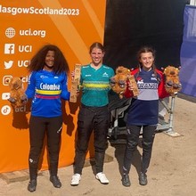 La cale&ntilde;a Guadalupe Palacios sum&oacute; en Glasgow su cuarto t&iacute;tulo mundial de BMX
