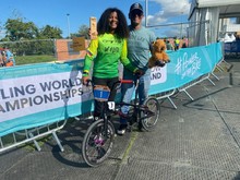 La cale&ntilde;a Guadalupe Palacios sum&oacute; en Glasgow su cuarto t&iacute;tulo mundial de BMX