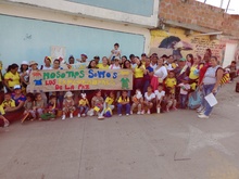 Ni&ntilde;as y ni&ntilde;os de La Estrella caminaron pidiendo paz para sus territorios