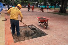 Entregan parcialmente obras del Paseo Bol&iacute;var, fase III del Parque Central r&iacute;o Cali