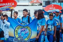 Inaugurado oficialmente el Torneo Internacional de Nataci&oacute;n Delf&iacute;n de Oro