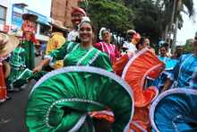 R&iacute;o Humano cargado de cultura afrocolombiana desfil&oacute; hacia el Petronio &Aacute;lvarez 