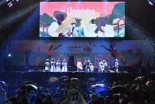 A ritmo de chirim&iacute;a, marimba y ritmos internacionales, avanza el Petronio