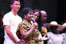 Francia M&aacute;rquez dijo: &iexcl; Presente &iexcl; en el Festival de M&uacute;sica del Petronio