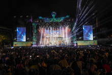 &Aacute;frica, Estados Unidos y Colombia fusionaron sus ritmos para retumbar de alegr&iacute;a la Ciudadela Petronio 