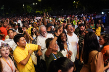 &Aacute;frica, Estados Unidos y Colombia fusionaron sus ritmos para retumbar de alegr&iacute;a la Ciudadela Petronio 