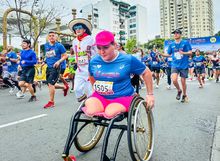 Atletas africanos volvieron a triunfar y bajaron los tiempos en la II Carrera del Pac&iacute;fico   