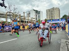Atletas africanos volvieron a triunfar y bajaron los tiempos en la II Carrera del Pac&iacute;fico   
