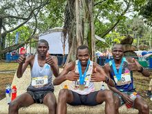 Atletas africanos volvieron a triunfar y bajaron los tiempos en la II Carrera del Pac&iacute;fico   