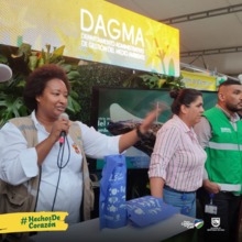 Dagma estuvo en acci&oacute;n durante el Festival &lsquo;Petronio &Aacute;lvarez&rsquo;