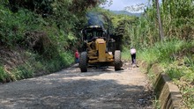 Mejoran v&iacute;as terciarias en el corredor La Vor&aacute;gine &ndash; Pueblo Pance
