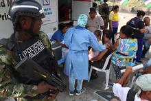 Secretar&iacute;a de Seguridad y Justicia realiz&oacute; jornada de atenci&oacute;n social y m&eacute;dica en el corredor vial de la Calle Primera Oeste