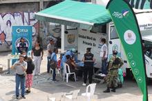 Secretar&iacute;a de Seguridad y Justicia realiz&oacute; jornada de atenci&oacute;n social y m&eacute;dica en el corredor vial de la Calle Primera Oeste