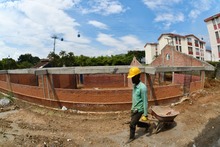 Lista la cimentaci&oacute;n en la obra del Instituto Popular de Cultura sede El Lido
