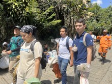 Beneficiarios de &ldquo;Todas y Todos a Estudiar&rdquo; estuvieron en la revitalizaci&oacute;n del R&iacute;o Pance