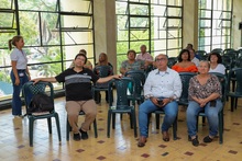 En la Normal Superior Farallones condecoraron a ex directivos docentes, en una tarde de gala