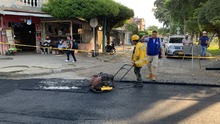 Contin&uacute;an labores de renovaci&oacute;n vial en comunas y corregimientos de Cali