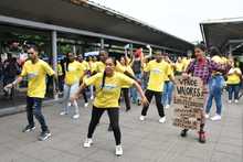 La cultura ciudadana se tom&oacute; las estaciones y terminales del MIO