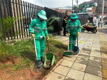En la Comuna 20, la Alcald&iacute;a recuper&oacute; punto impactado por residuos