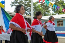 El corregimiento La Paz estrena coliseo en la sede educativa Saavedra Galindo 