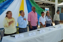 El corregimiento La Paz estrena coliseo en la sede educativa Saavedra Galindo 