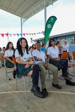 El corregimiento La Paz estrena coliseo en la sede educativa Saavedra Galindo 