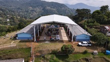 El corregimiento La Paz estrena coliseo en la sede educativa Saavedra Galindo 