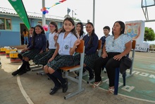 El corregimiento La Paz estrena coliseo en la sede educativa Saavedra Galindo 