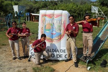 Estudiantes de Villacarmelo celebraron la entrega de nuevos espacios y dotaci&oacute;n