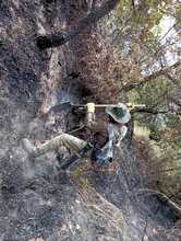 Dagma realiz&oacute; verificaci&oacute;n de afectaciones tras incendio en cerro La Bandera