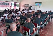 Dagma lider&oacute; charla ambiental con soldados del Ej&eacute;rcito Nacional