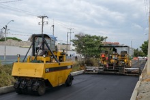Avanza la pavimentaci&oacute;n de la ampliaci&oacute;n de la carrera 80