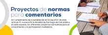 Proyectos de decretos para comentarios