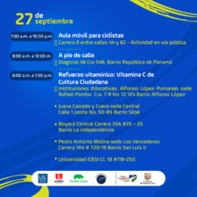 Conoce las actividades de la Semana de la Cultura Ciudadana 