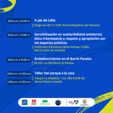 Conoce las actividades de la Semana de la Cultura Ciudadana 