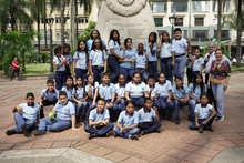 Como &ldquo;inolvidable&rdquo; calificaron algunos ni&ntilde;os su recorrido por la emblem&aacute;tica Plaza de Cayzedo