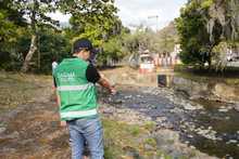 Dagma hace recorridos para evaluar condiciones del agua en el r&iacute;o Cali y sus afluentes